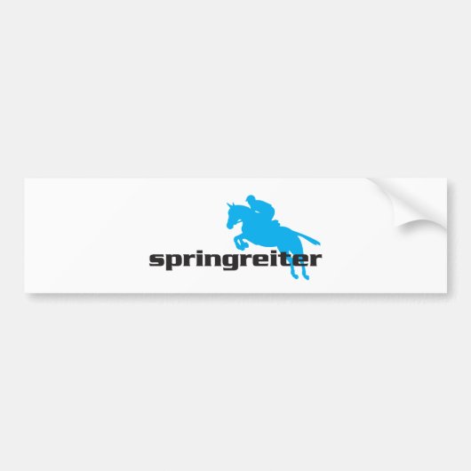 Springer - Showjumper Bumpersticker (Voorkant)