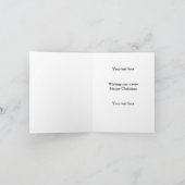 Springer Spaniel and Partridge Christmas card Kaart (Binnen)