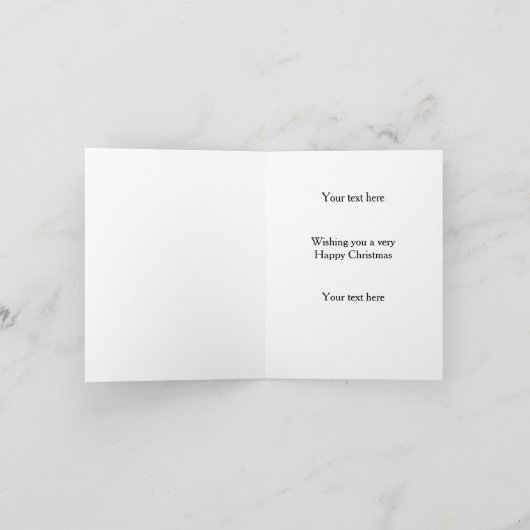 Springer Spaniel and Partridge Christmas card Kaart (Binnen)