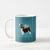 Springer Spaniel Angel - Pet Memorial Koffiemok (Links)