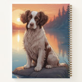 Springer Spaniel bij het meer Notitieboek (Achterkant)