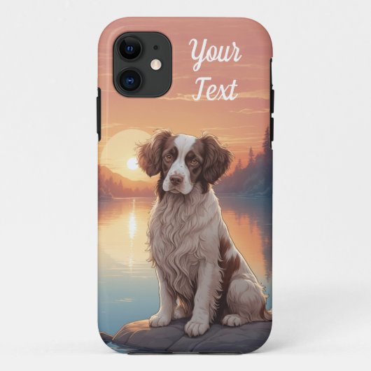 Springer Spaniel bij Lake Case-Mate iPhone Case (Achterkant)
