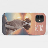 Springer Spaniel bij Lake Case-Mate iPhone Case (Achterkant (horizontaal))