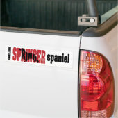Springer Spaniel-Bumpersticker Bumpersticker (Op Truck)
