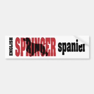 Springer Spaniel-Bumpersticker Bumpersticker
