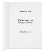 Springer Spaniel 'Cheese Tax' Christmas card (Binnen (Rechts))