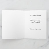 Springer spaniel  'Cheese Tax' Christmas card Kaart (Binnen)