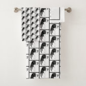 Springer Spaniel Dog Art Bad Handdoek (Insitu)