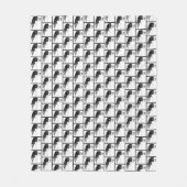 Springer Spaniel Dog Art Fleece Deken (Voorkant)