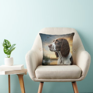 Springer Spaniel Dog beroemd gemaakt door A Duck P Kussen
