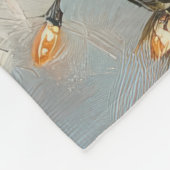 Springer Spaniel Dog Christmas  Beach Fleece Deken (Hoek)