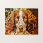 Springer Spaniel Dog Jigsaws. Legpuzzel (Horizontaal)