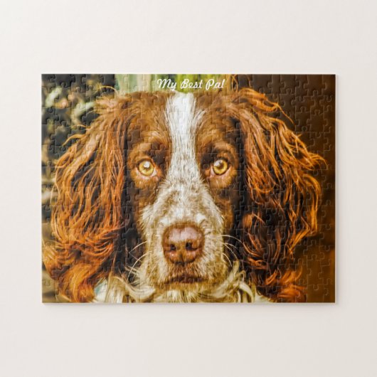 Springer Spaniel Dog Jigsaws. Legpuzzel (Horizontaal)