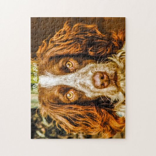 Springer Spaniel Dog Jigsaws. Legpuzzel (Verticaal)