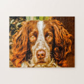 Springer Spaniel Dog Jigsaws. Legpuzzel (Horizontaal)