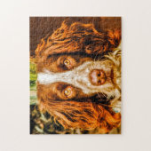 Springer Spaniel Dog Jigsaws. Legpuzzel (Verticaal)