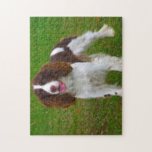 Springer Spaniel Dog Jigsaws. Legpuzzel (Verticaal)