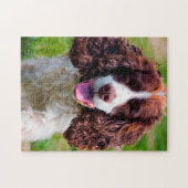 Springer Spaniel Dog Jigsaws. Legpuzzel (Horizontaal)