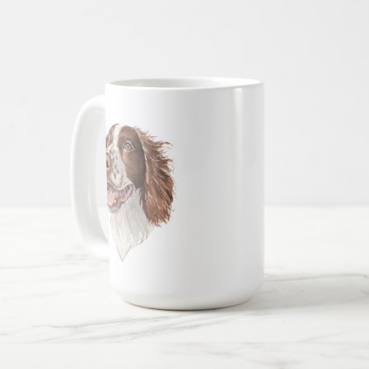 Springer Spaniel Dog Mok | 15 oz. (Voorkant links)