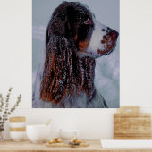 Springer Spaniel Dog Poster. Poster (Keuken)