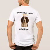 Springer Spaniel Engel / Duivel heren t-shirt (Achterkant)