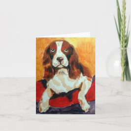 Springer Spaniel Greetings Kaart