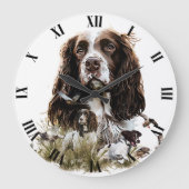 Springer Spaniel Grote Klok (Voorkant)