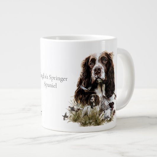 Springer Spaniel Grote Koffiekop (Voorkant rechts)