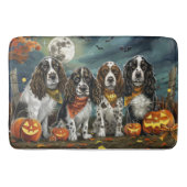 Springer Spaniel Halloween Spooky Badmat (Voorkant)