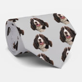 Springer Spaniel Head Stropdas (Opgerold)