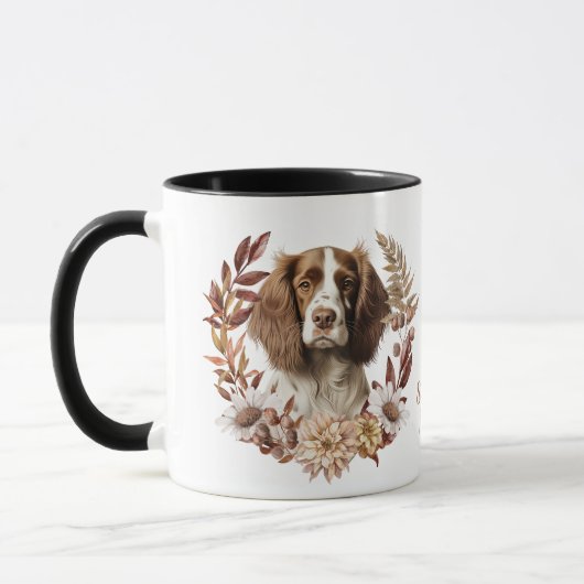 Springer Spaniel Herfst krans Mok (Links)