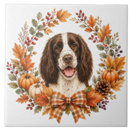 Springer Spaniel Herfst Tegeltje