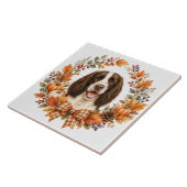 Springer Spaniel Herfst Tegeltje (Zijkant)