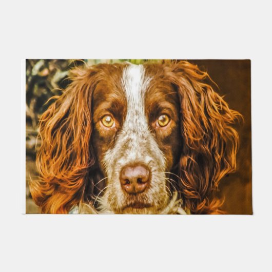 Springer Spaniel hond. Deurmat (Voorkant)