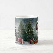 Springer Spaniël Hond in Sneeuw Kerstmis Koffiemok (Center)