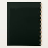 Springer Spaniël Hond in Sneeuw Kerstmis Planner (Achterkant)