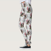 Springer Spaniel Hond Kerst Feestelijk Leggings (Links)
