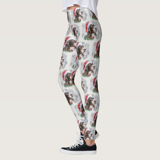 Springer Spaniel Hond Kerstfeest Leggings (Links)