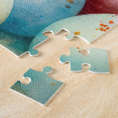 Springer Spaniel hond met Pasen Eieren Vakantie Legpuzzel (Zijkant)