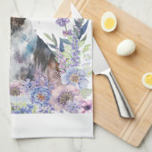 Springer Spaniel Hond Mom Floral Theedoek (Quarter Fold)