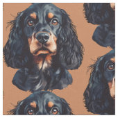 Springer Spaniel Hond Pret Dier Kunst Stof (Close Up)