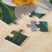 Springer Spaniel Hond Spring Bloemen Schilderen Legpuzzel (Zijkant)