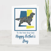 Springer Spaniel hond trikleur Vaderdag kaart (Voorkant)
