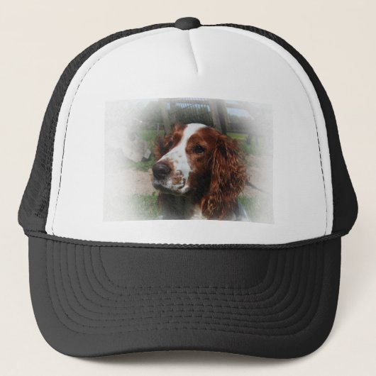 Springer Spaniel Hondenkunst Trucker Pet (Voorkant)