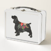 Springer Spaniel Hondenras Bohemian Floral (Voorkant)