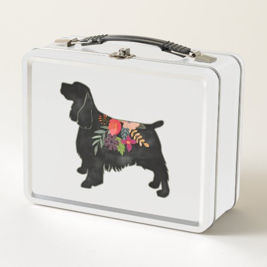 Springer Spaniel Hondenras Bohemian Floral (Voorkant)