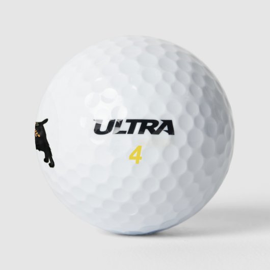 Springer Spaniel Hondenras Bohemian Floral Golfballen (Logo)