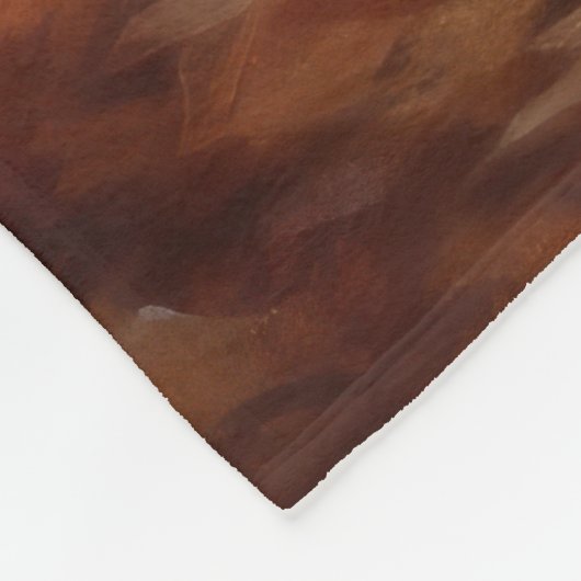 Springer Spaniël in Herfstbladeren Herfst Inspire Fleece Deken (Hoek)