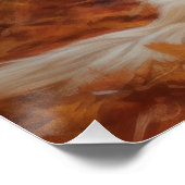 Springer Spaniël in Herfstbladeren Herfst Inspire Perfect Poster (Hoek)