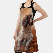 Springer Spaniël in Herfstbladeren Herfst Inspire Schort (Insitu)